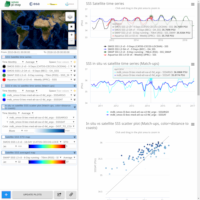 Screenshot of the plots interface